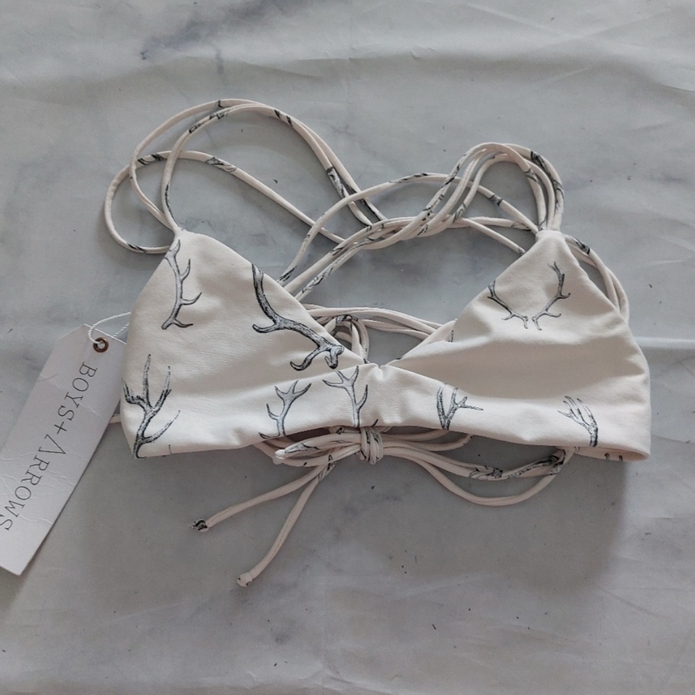 Boys + Arrows Dylan the Desperado Buck Wild Bikini Top